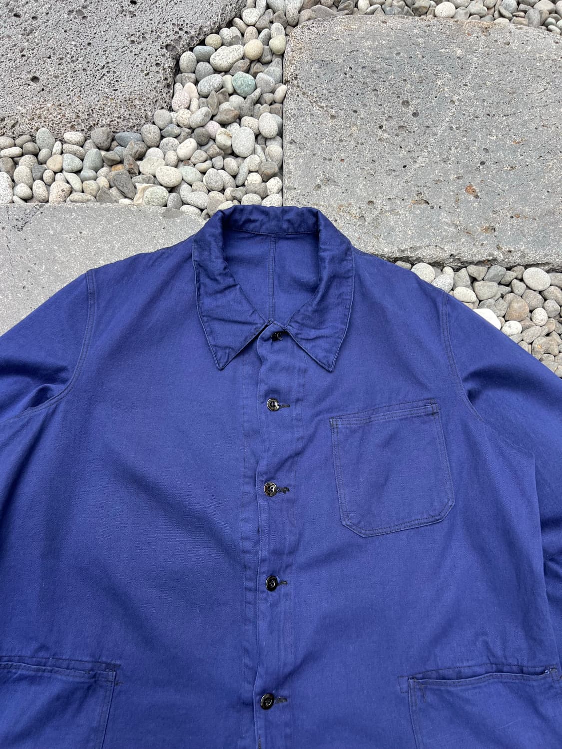 (DEADSTOCK) OLD VINTAGE NAVY 빈티지프렌치워크자켓 상품이미지4