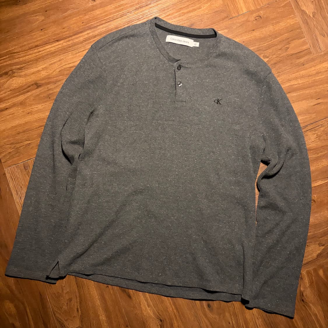 Calvin Klein waffle longsleeve shirt 상품이미지4