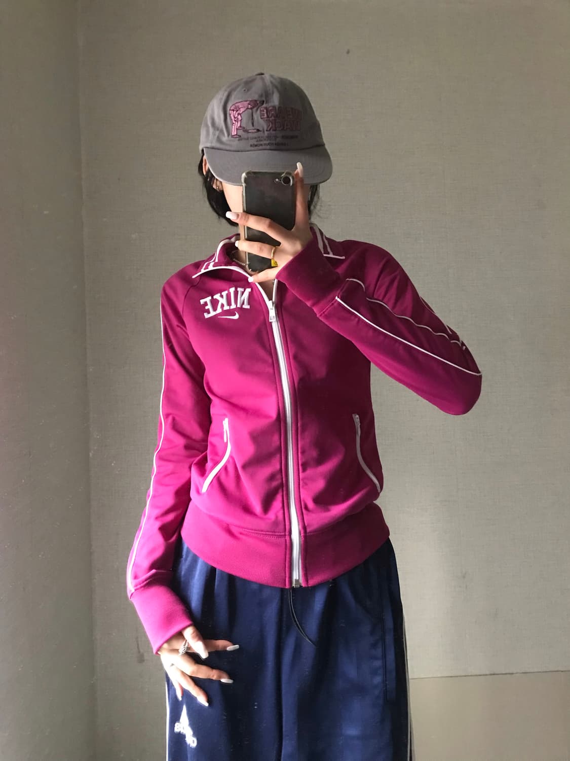 나이키 핑크 슬림핏 져지 상품이미지3