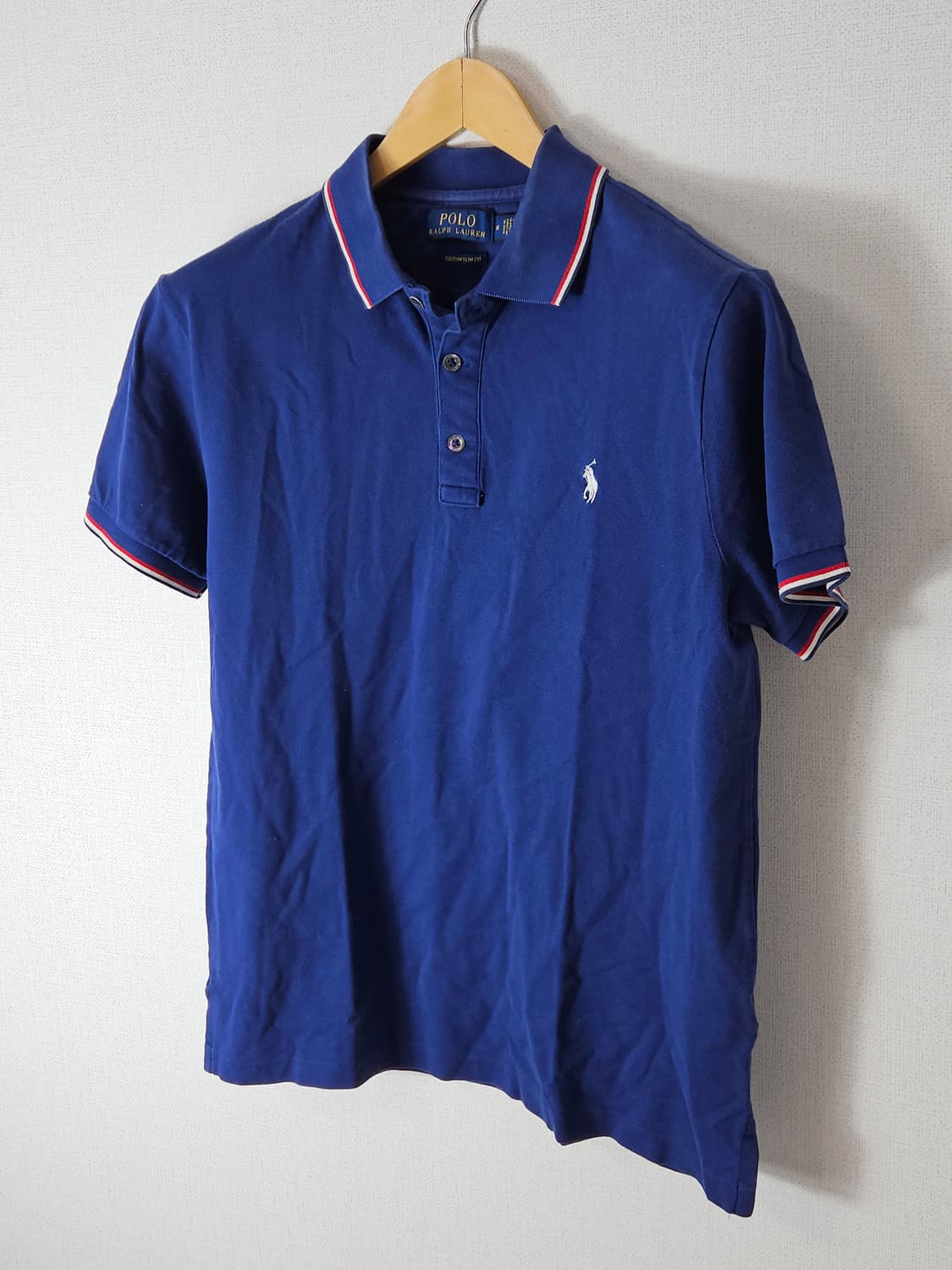 폴로 랄프로렌 신형 카라티 반팔 피케티 커스텀 슬림핏 M 정품 남성 상품이미지2