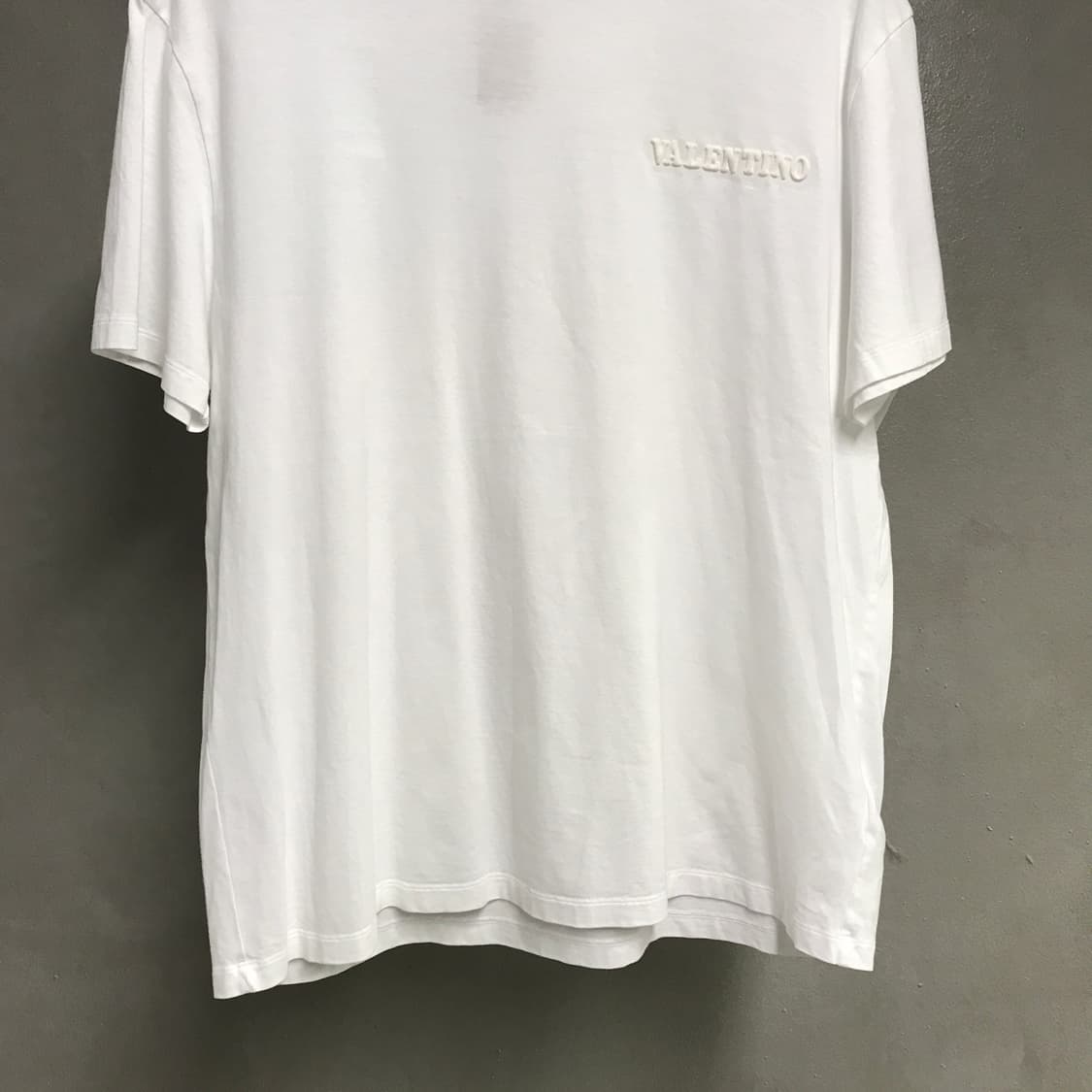 발렌티노 화이트 반팔 티셔츠 XL 상품이미지3