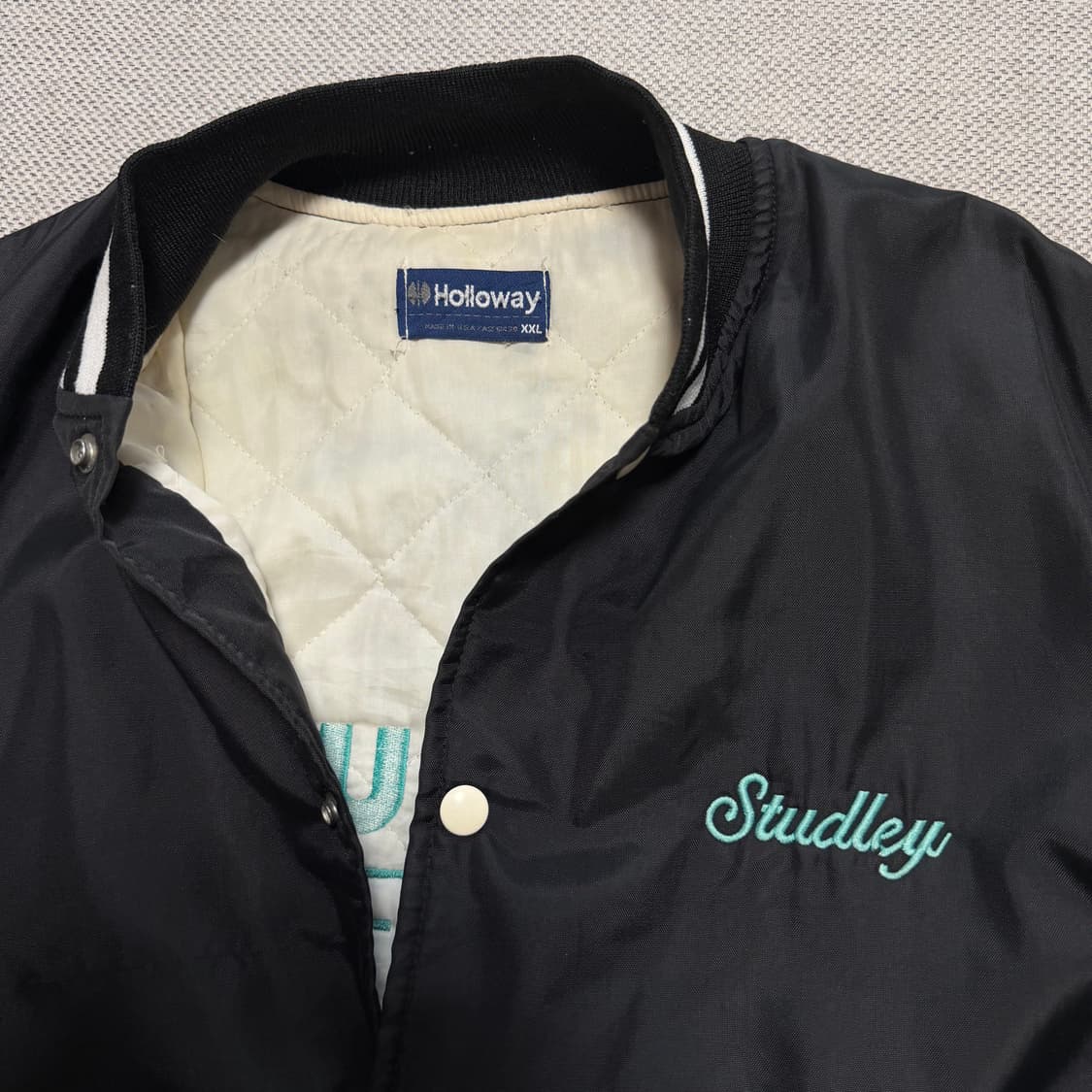 USA vintage Holloway 바시티 자켓 상품이미지2