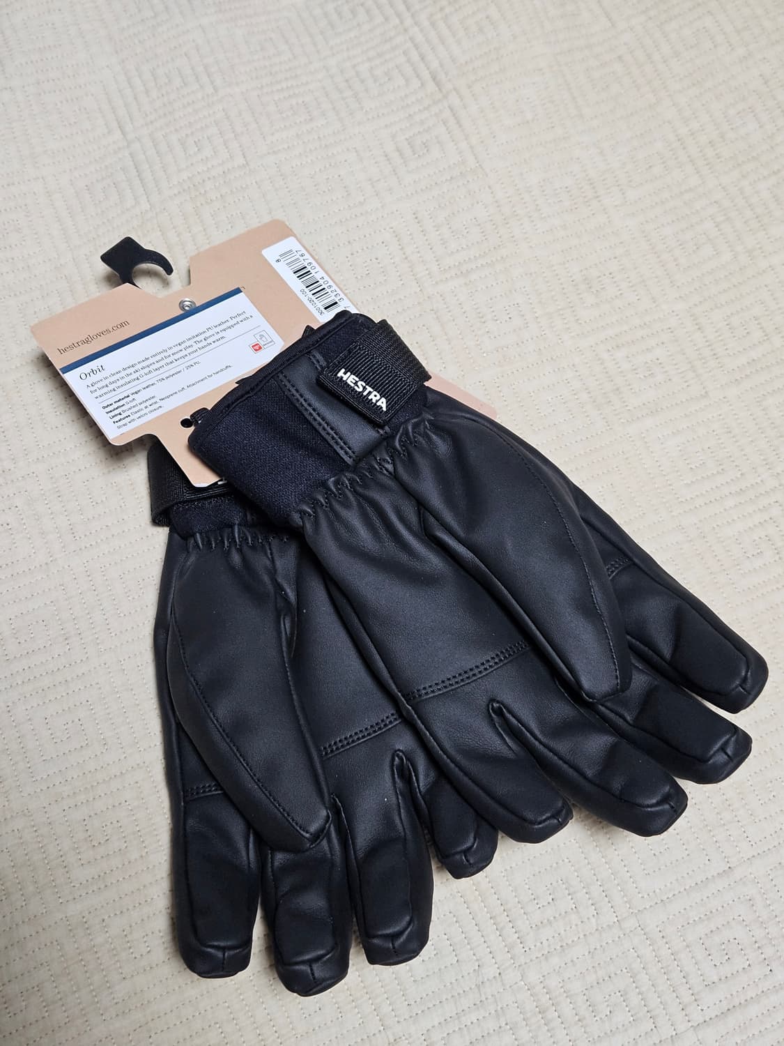 헤스트라 Orbit 알파인 스키 장갑 블랙(M/8) 상품이미지3