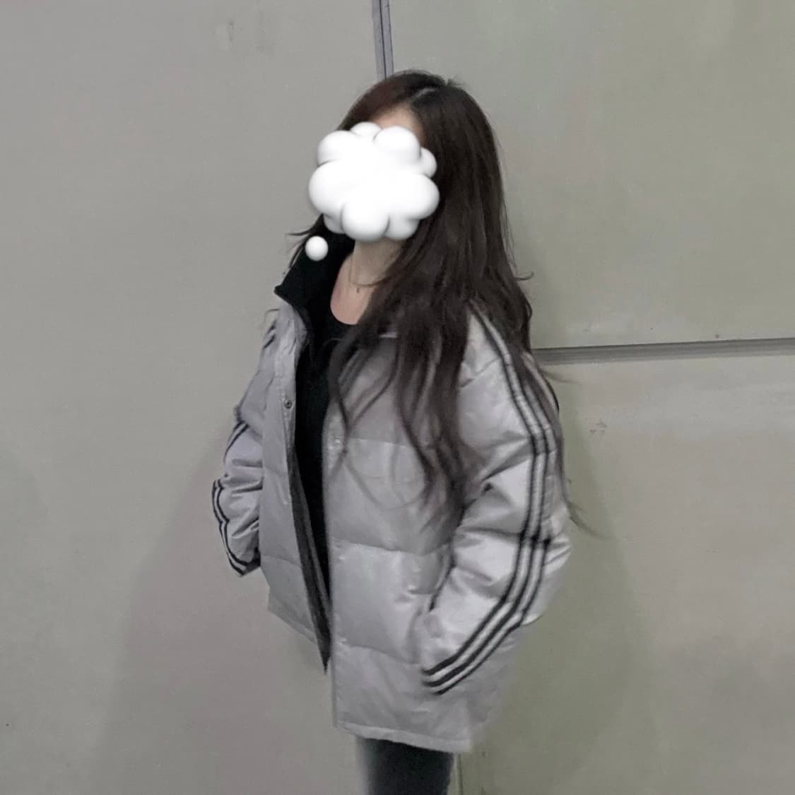 아디다스 회검 패딩 상품이미지3