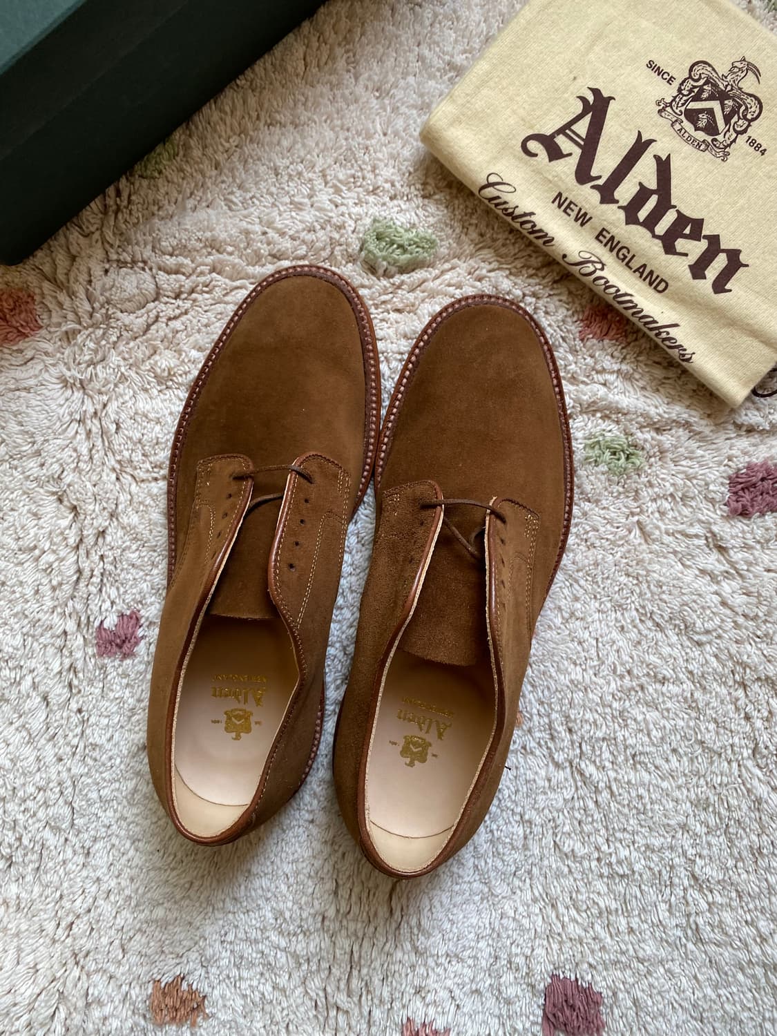 새상품 알든 29336F 스너프 스웨이드 플레인토 더비 슈즈 상품이미지3