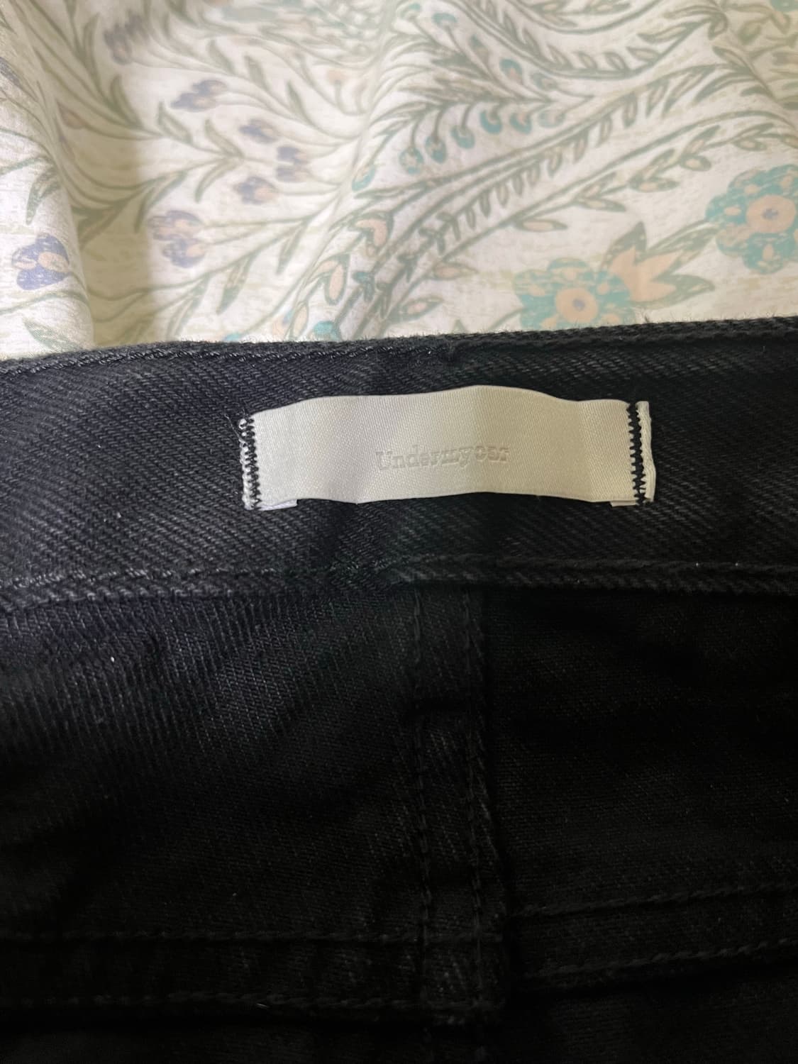 Undermycar damaged slim jeans 상품이미지4