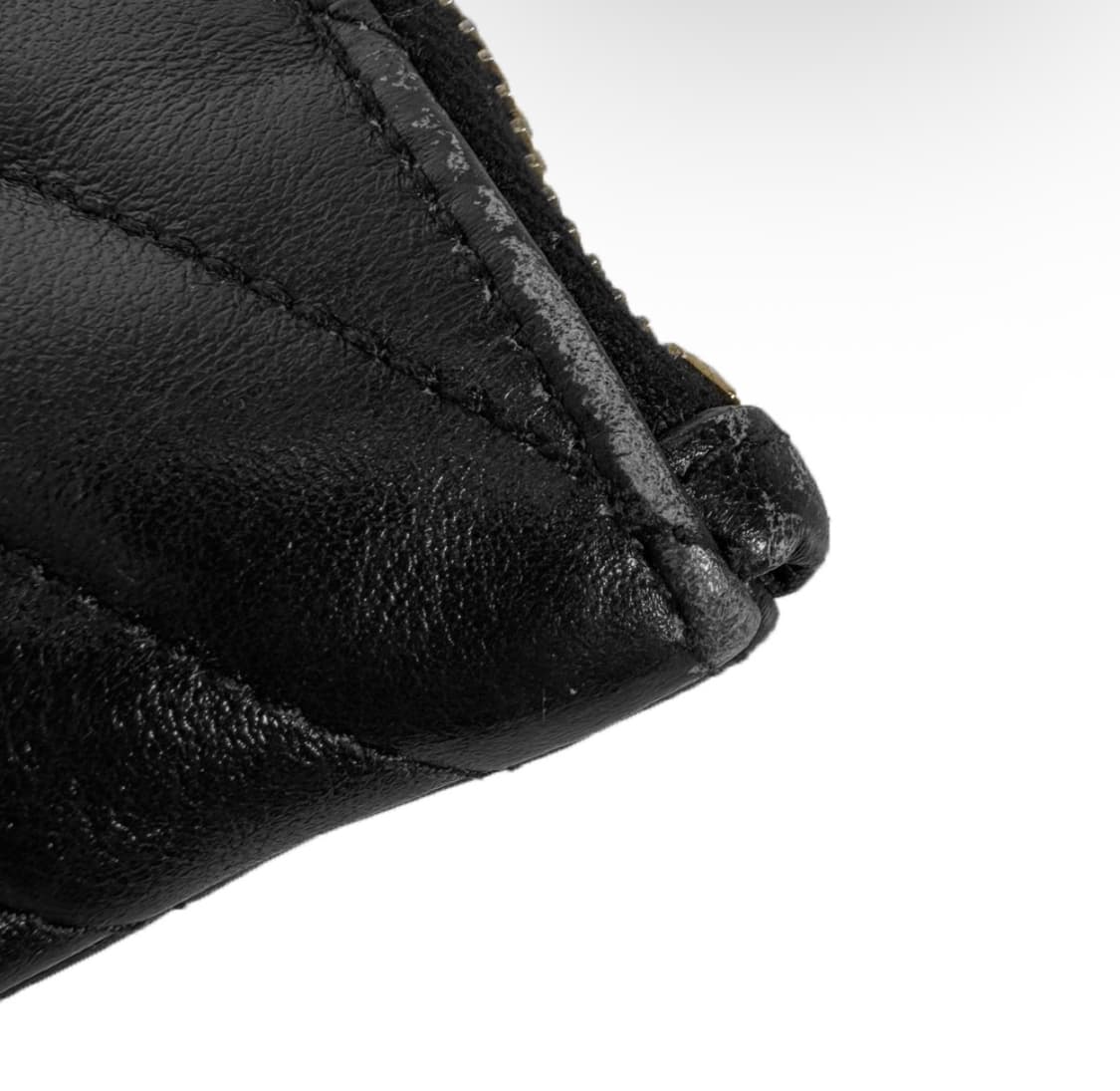 생로랑 카산드라 마틀라세 모노그램 로고 테블릿 파우치 클러치 블랙 금장 상품이미지8