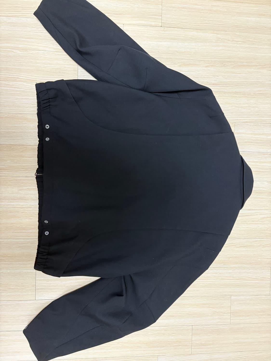 쿠어 울 블루종 (블랙) L 상품이미지3