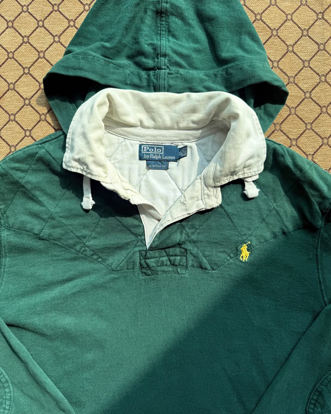 폴로 그린 후드 럭비티 상품이미지1