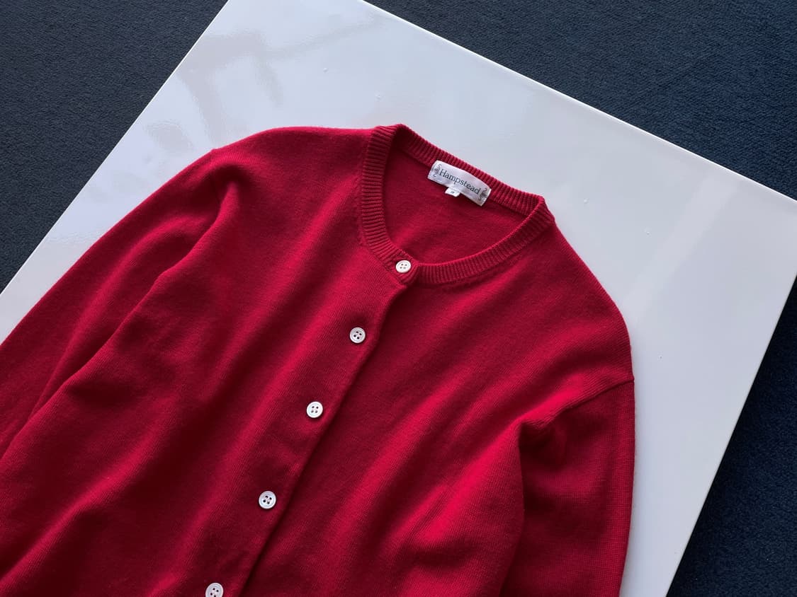 Crewneck high gauge knit cardi 상품이미지2