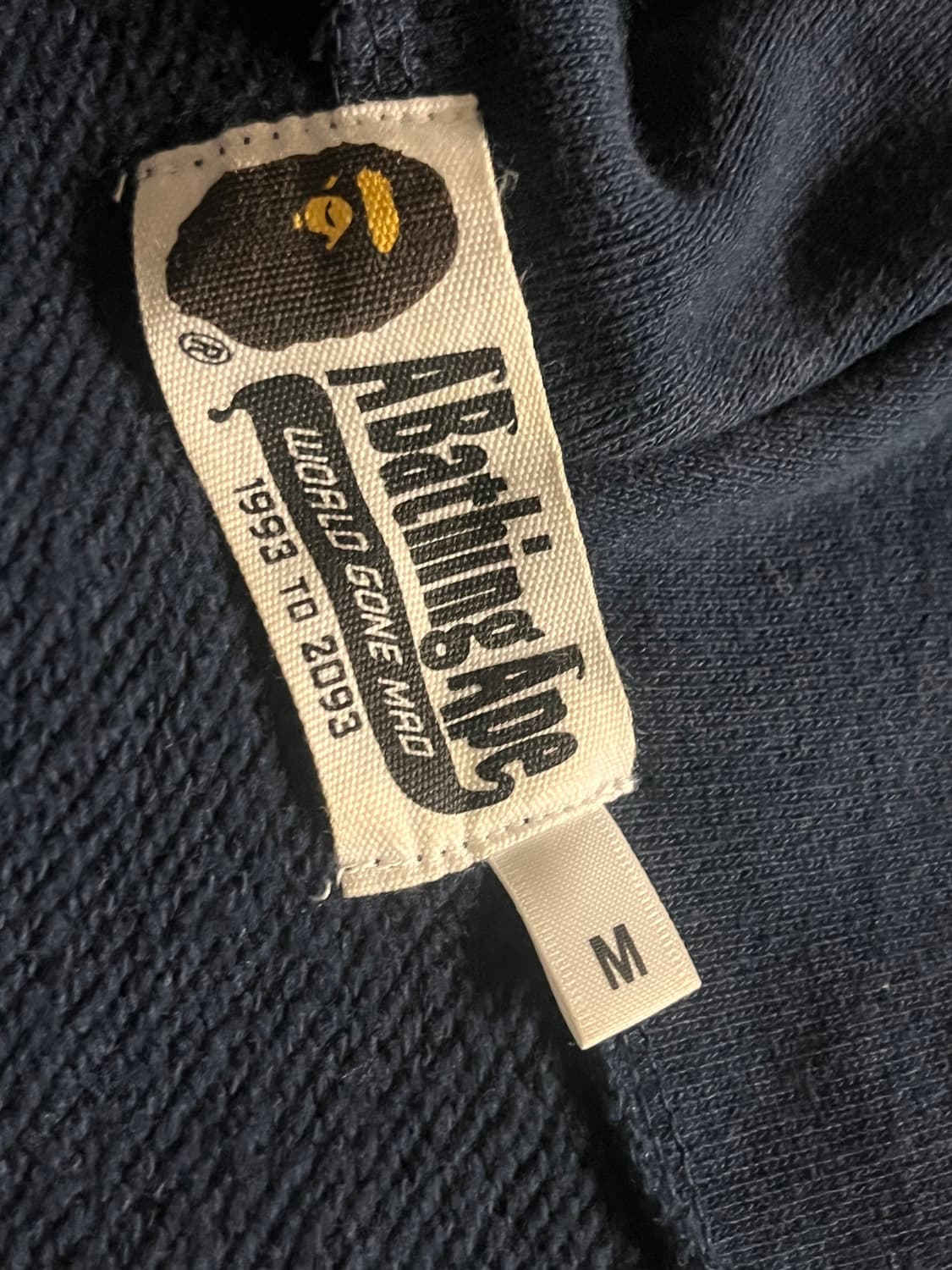 새상품급) 베이프 적계 반카모 샤크 후드집업 상품이미지3