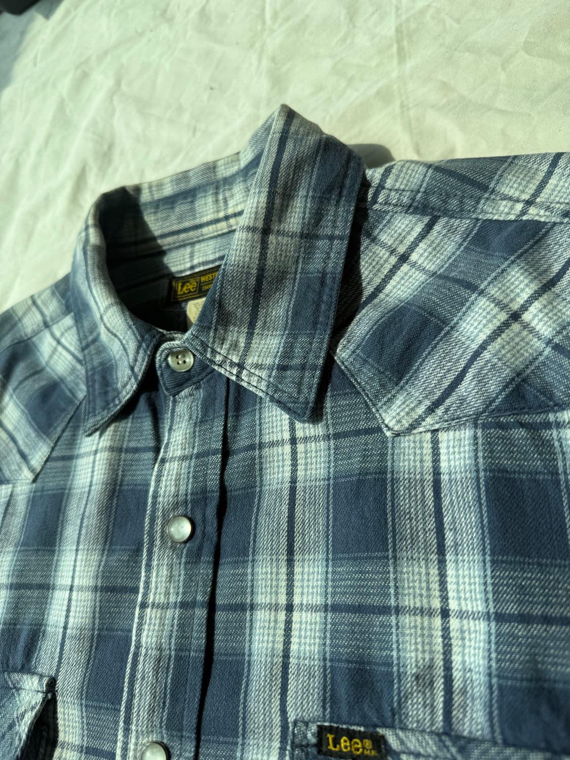 LEE 블루 빈티지 셔츠 상품이미지2