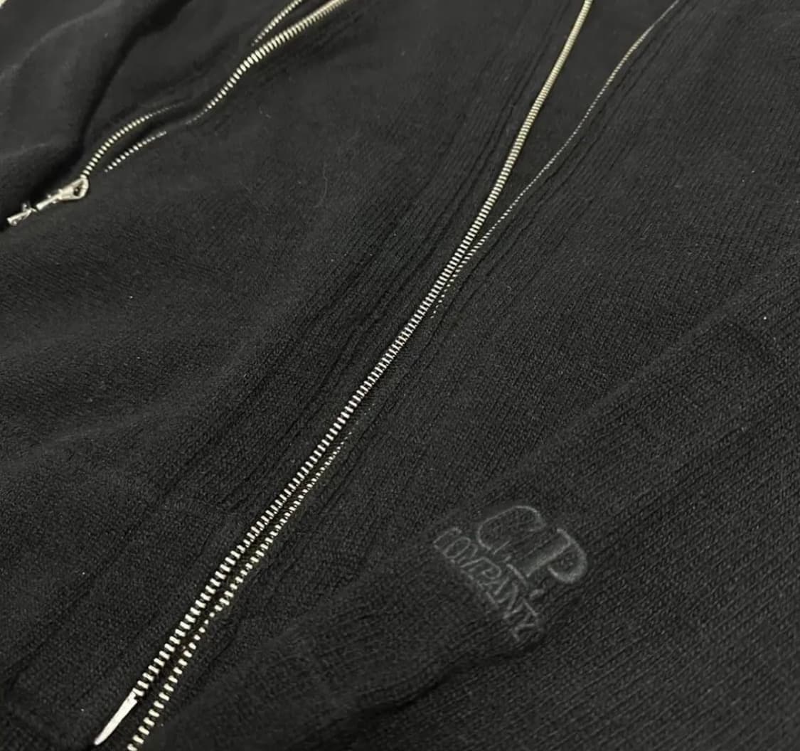 Cp 컴퍼니 고글 투웨이 니트집업 상품이미지2