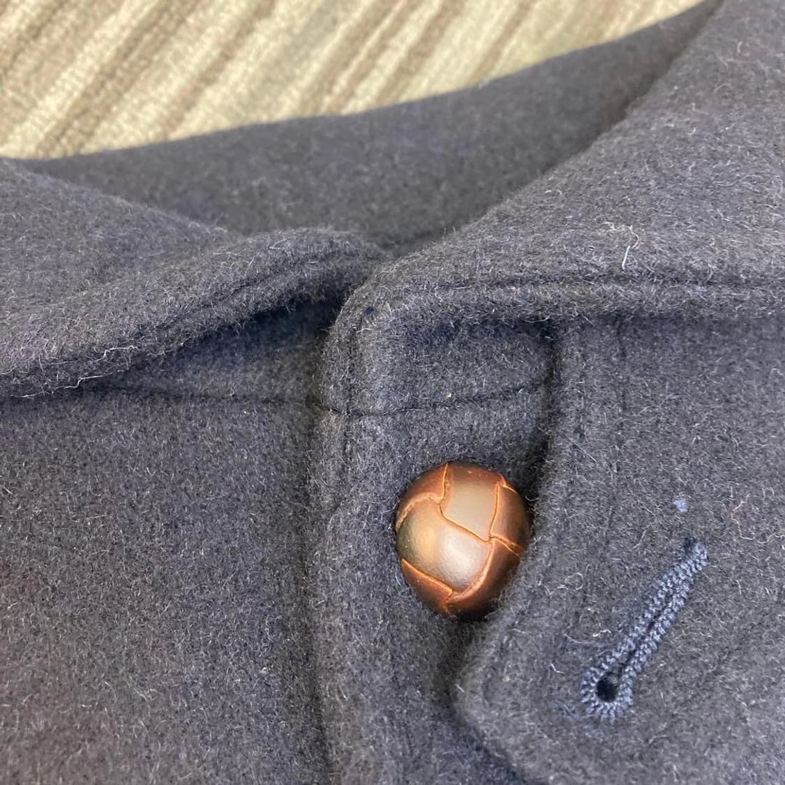 단톤 울 파일 라운드 칼라 자켓 상품이미지10