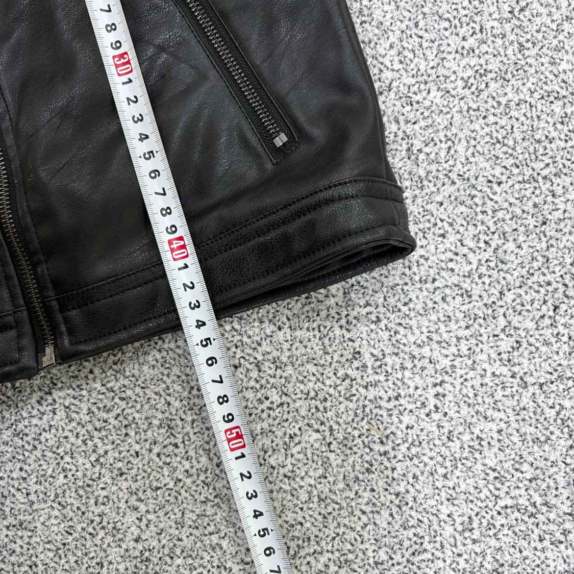 6-7Y H&M 키즈 레더 자켓 0312J 상품이미지6