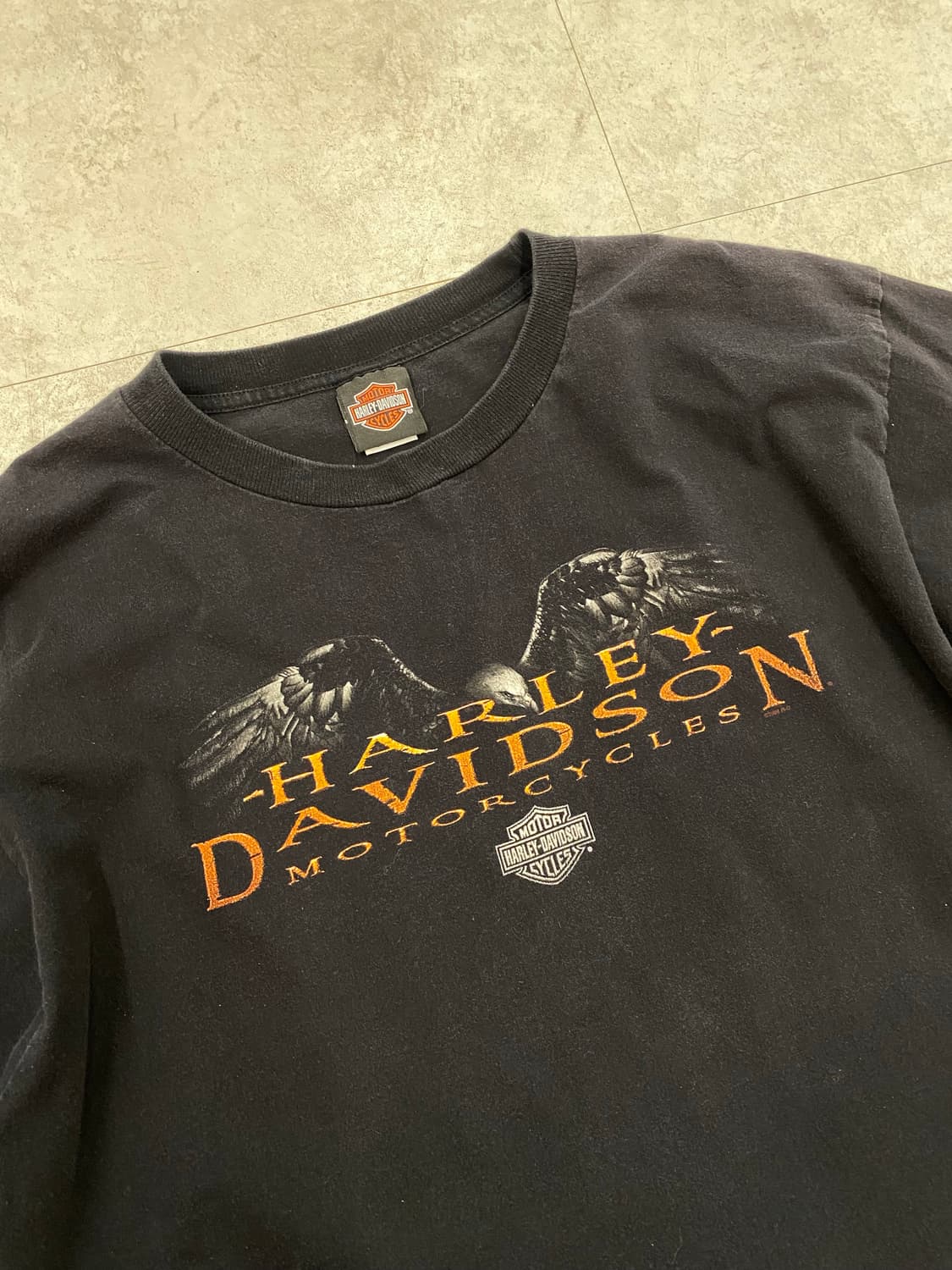 빈티지  Harley Davidson 스웻 반팔 상품이미지2
