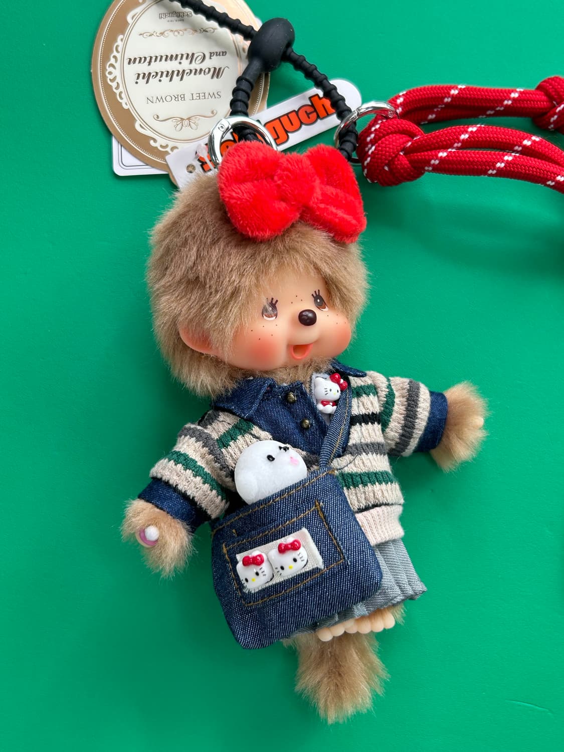 (73)정품몬치치👕스트라이프 무드 키티 × 몬치치 시리즈  상품이미지3