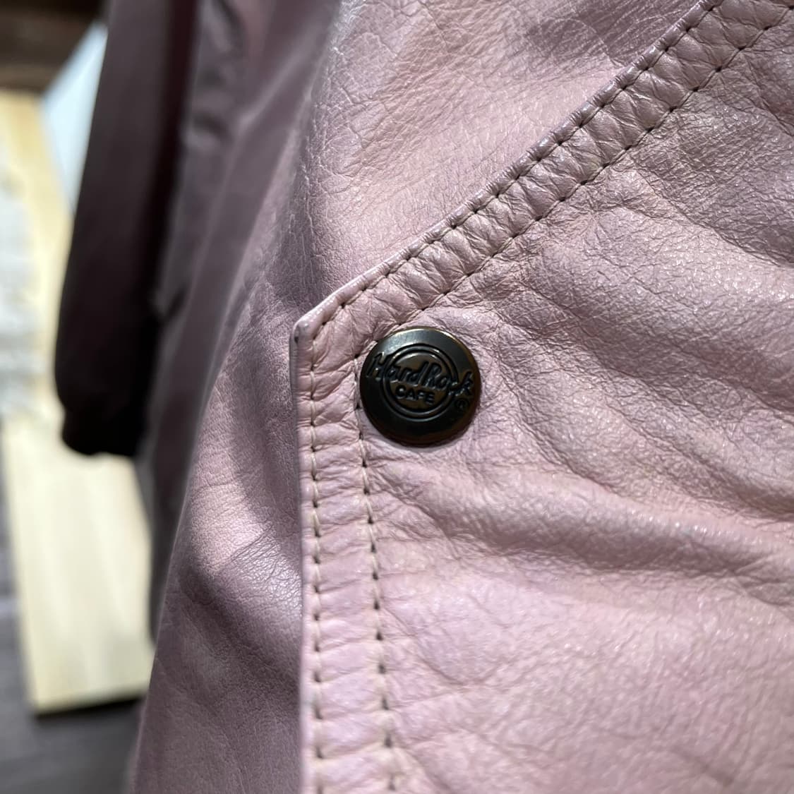 [Hard Rock Cafe] 90's 하드락카페 레더 봄버자켓 상품이미지6