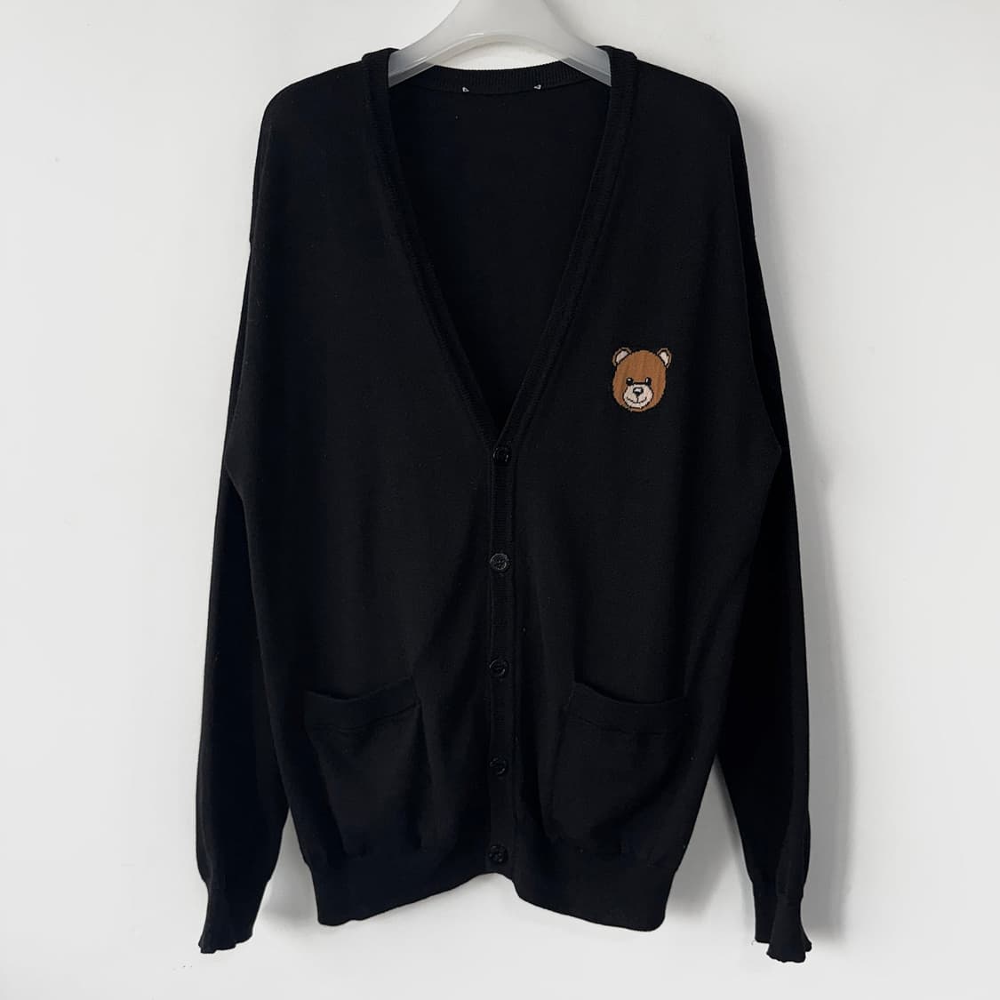 모스키노 테디베어 울 니트 가디건 XL 상품이미지3