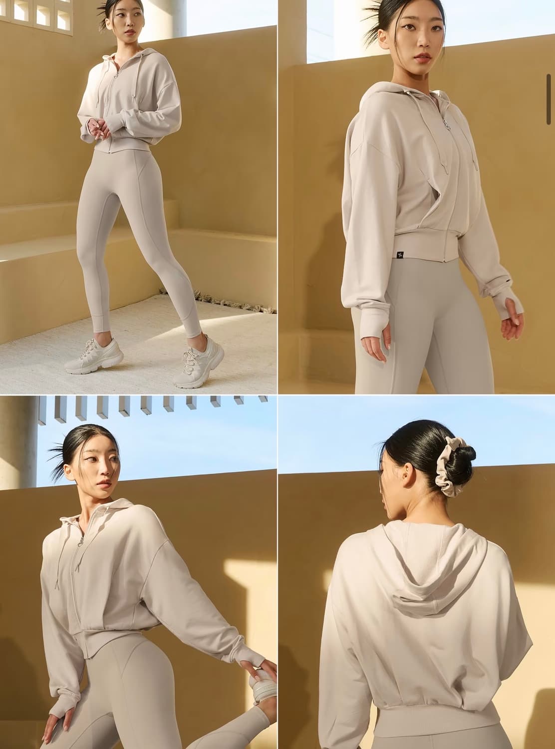 젝시믹스 에어 마일드 후드집업 아발론 그레이 S 상품이미지2