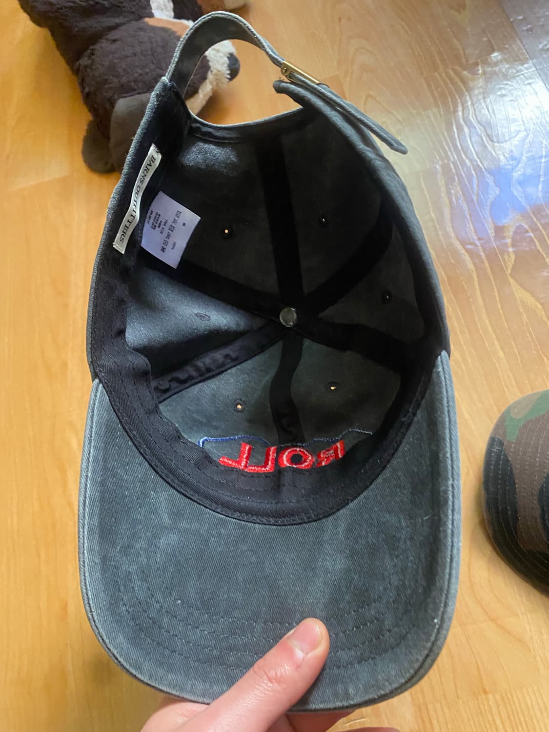 반스아웃피터스 피그먼트볼캡차콜 상품이미지2