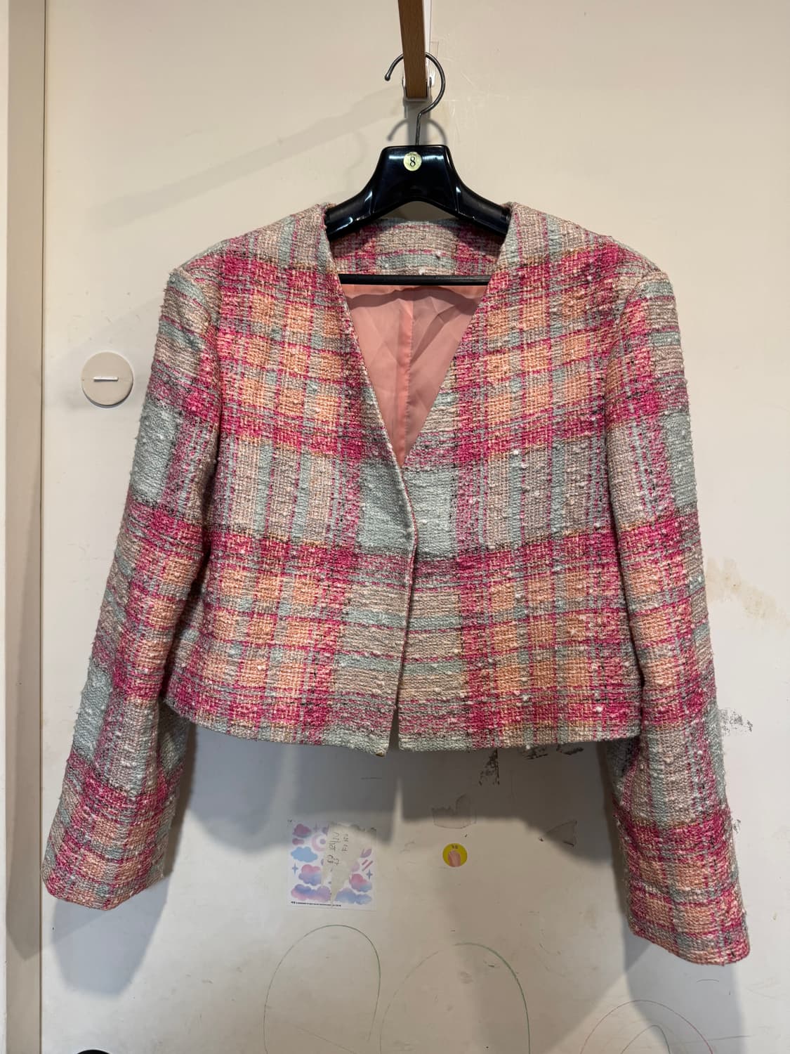 아브컬렉션 AAV X Ratti Collaboration tweed 자켓 상품이미지5