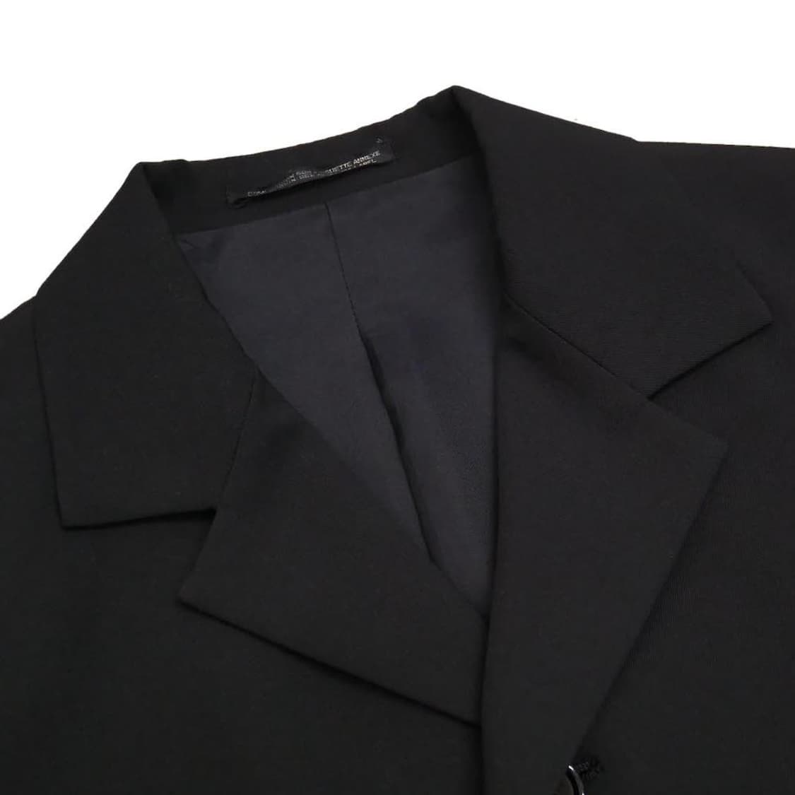 요지 야마모토 FEMME 울 개버딘 플러시 레이어 슬릿 자켓 상품이미지3