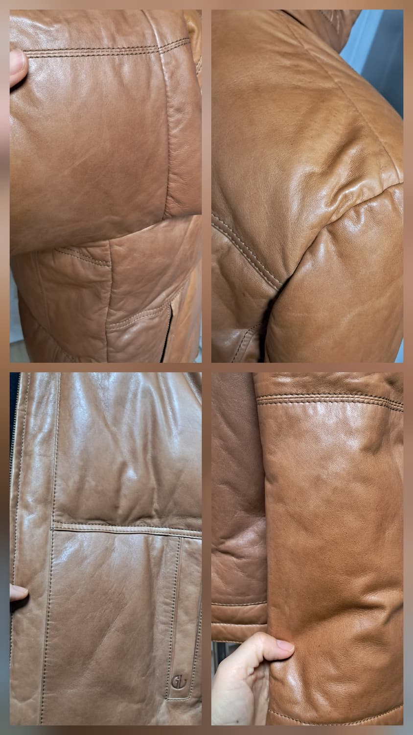 갤럭시 Galaxy 남성 양가죽 패딩 95 상품이미지9