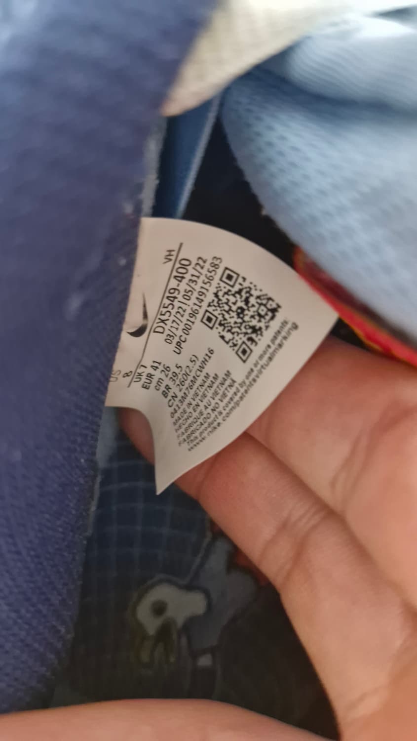 나이키 SB 덩크 로우 프로 블루 260 why not so sad 상품이미지5