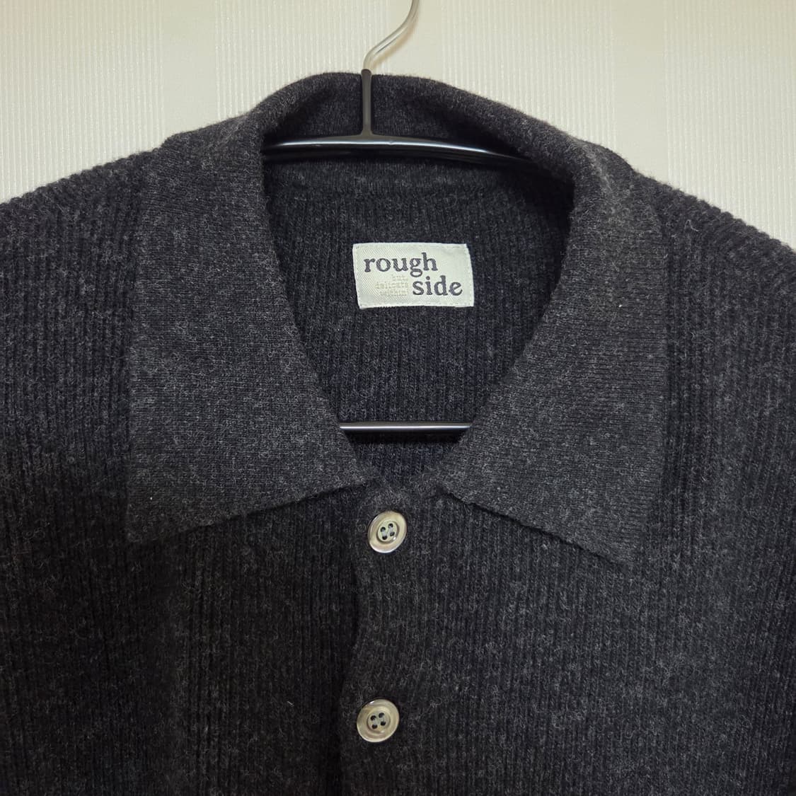 러프사이드 카라니트 애쉬블랙 3사이즈 상품이미지2