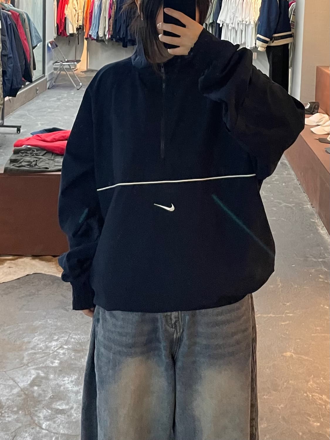 나이키 올드스쿨 사이드라인 아노락 웜업 H2305 상품이미지1