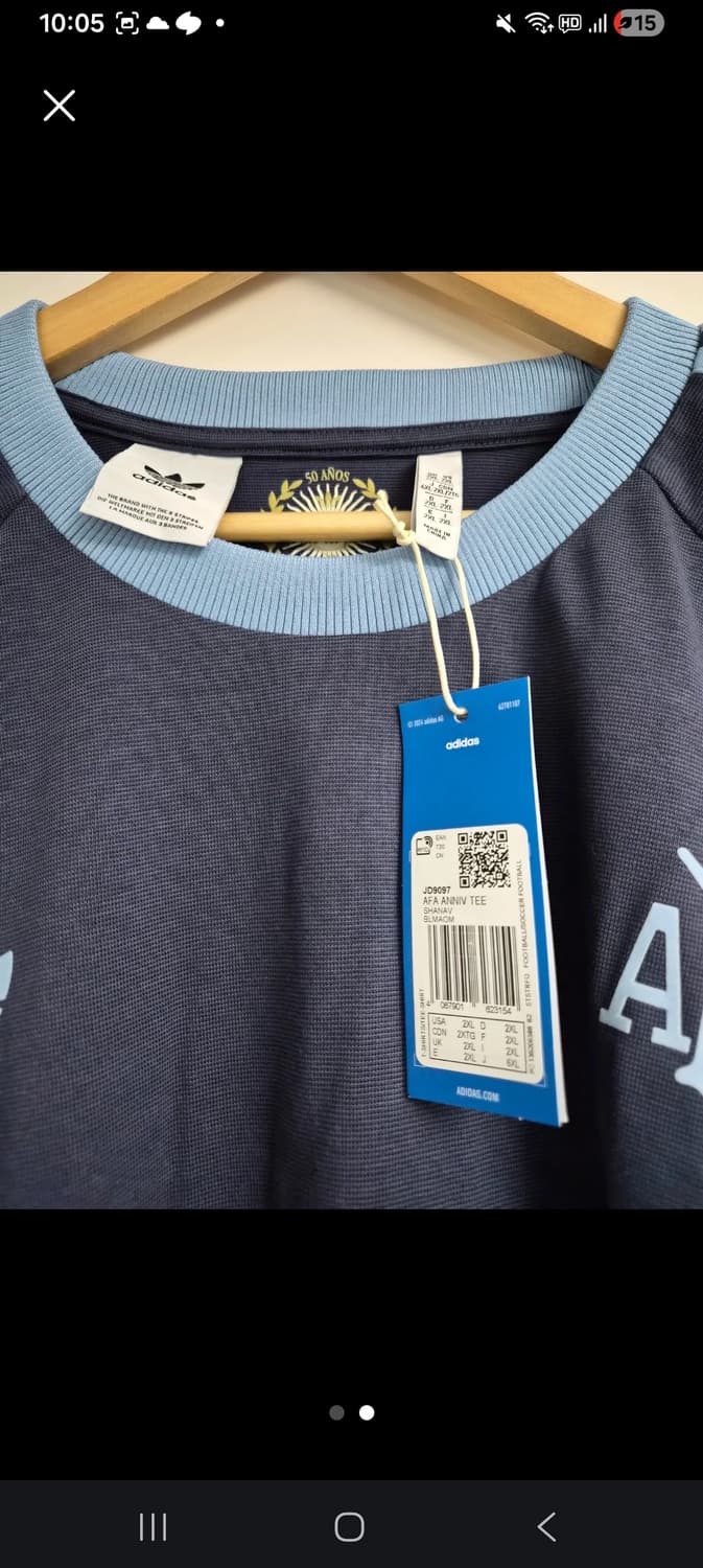 아디다스 AFA 애니버서리 티셔츠 2XL 상품이미지2
