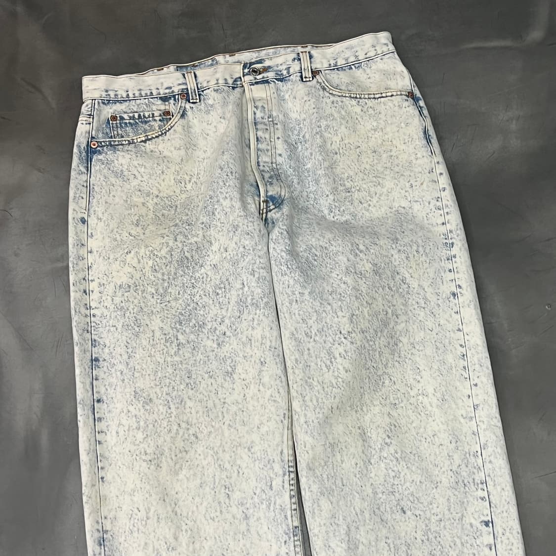  USA 리바이스 501 돌청 데님 팬츠 y14806 상품이미지3