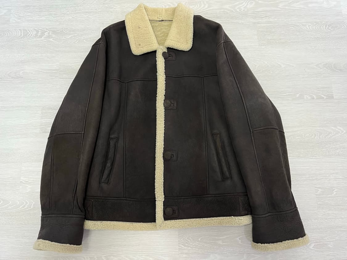 바쏘 양가죽 빈티지 무스탕 105 상품이미지1