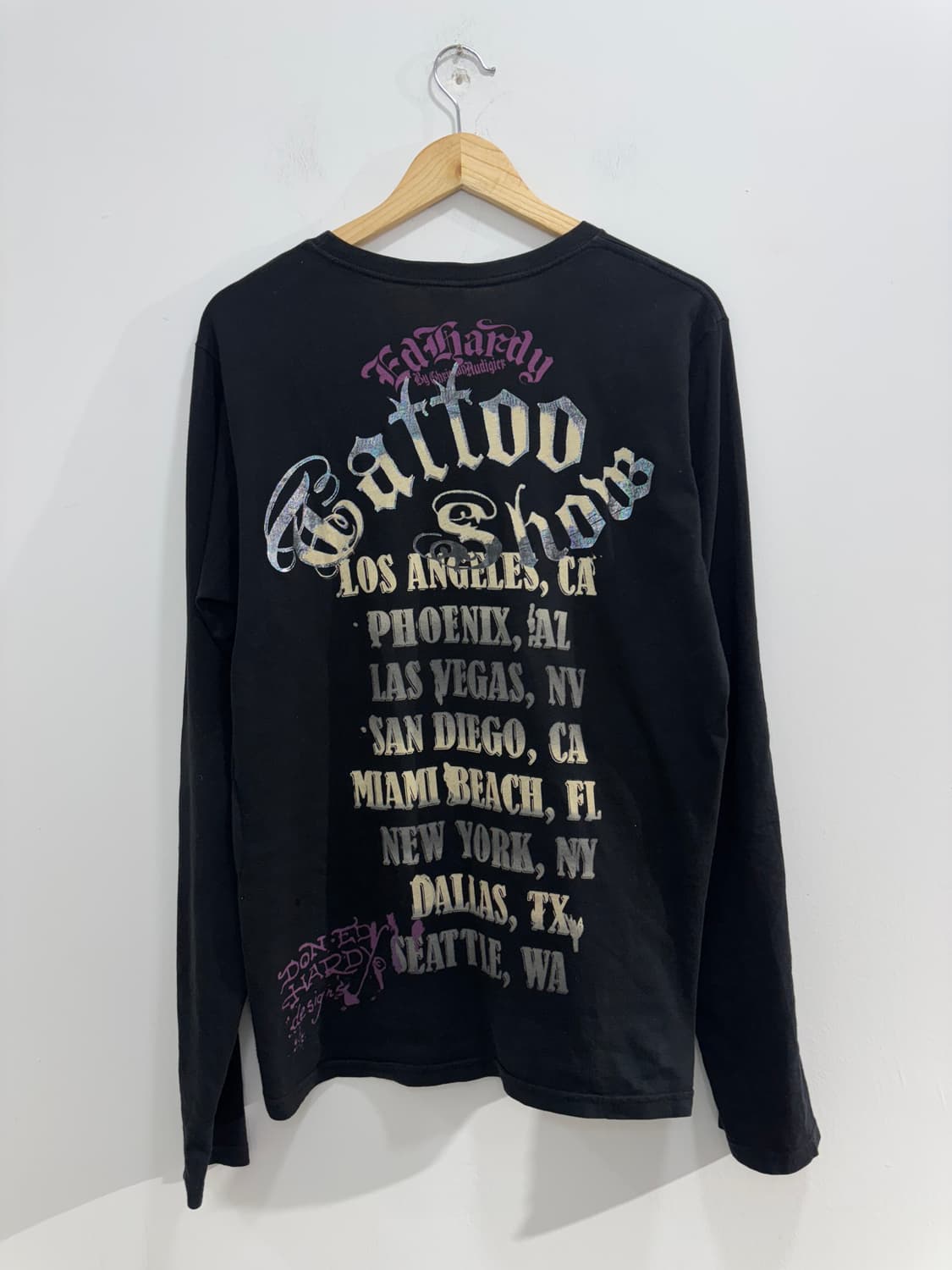 에드하디 y2k 프린팅 긴팔 티셔츠 상품이미지7