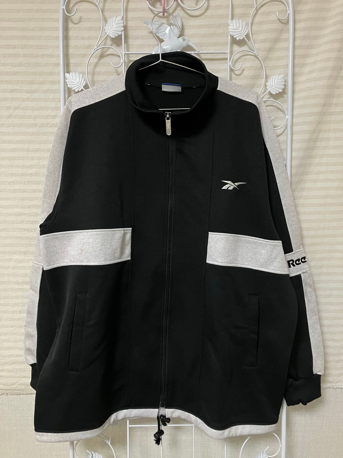 빈티지 블랙 스트링 리복 저지 y2k 스트릿 갸루 펑키 일본빈티지523  상품이미지1