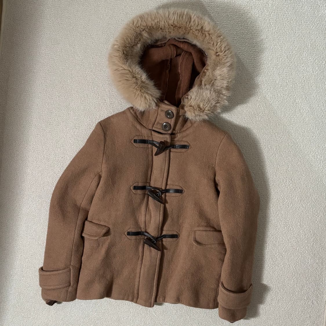 일본빈티지 rienda 모리걸 모리룩 퍼 떡코 떡볶이코트 상품이미지1