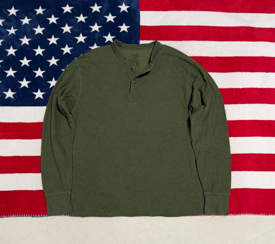 엘엘빈 헨리넥니트 L.L.bean henry neck knit 빈티지니트 상품이미지8