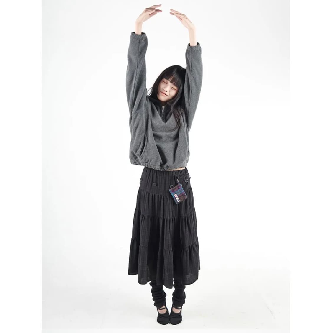 무음 투웨이롱스커트 상품이미지3