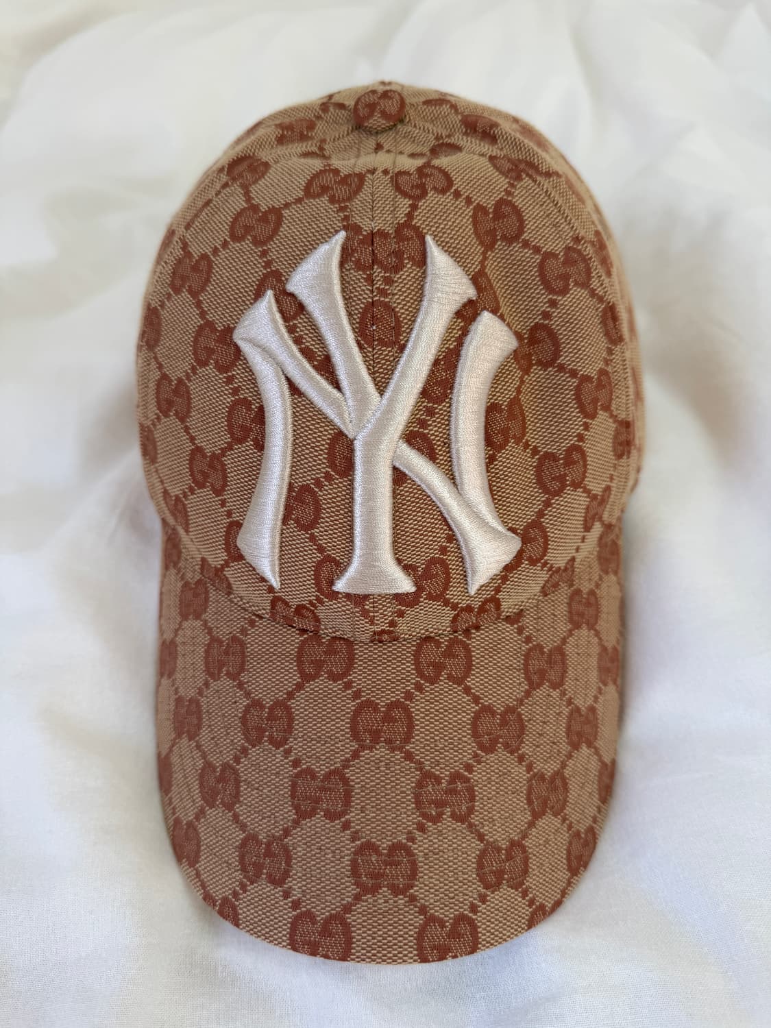 구찌)NY 양키스 볼캡 모자 GG 패턴 볼캡 상품이미지5