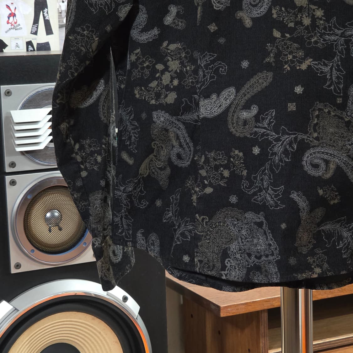 JPN 코듀로이 블랙 에스닉 셔츠 상품이미지6