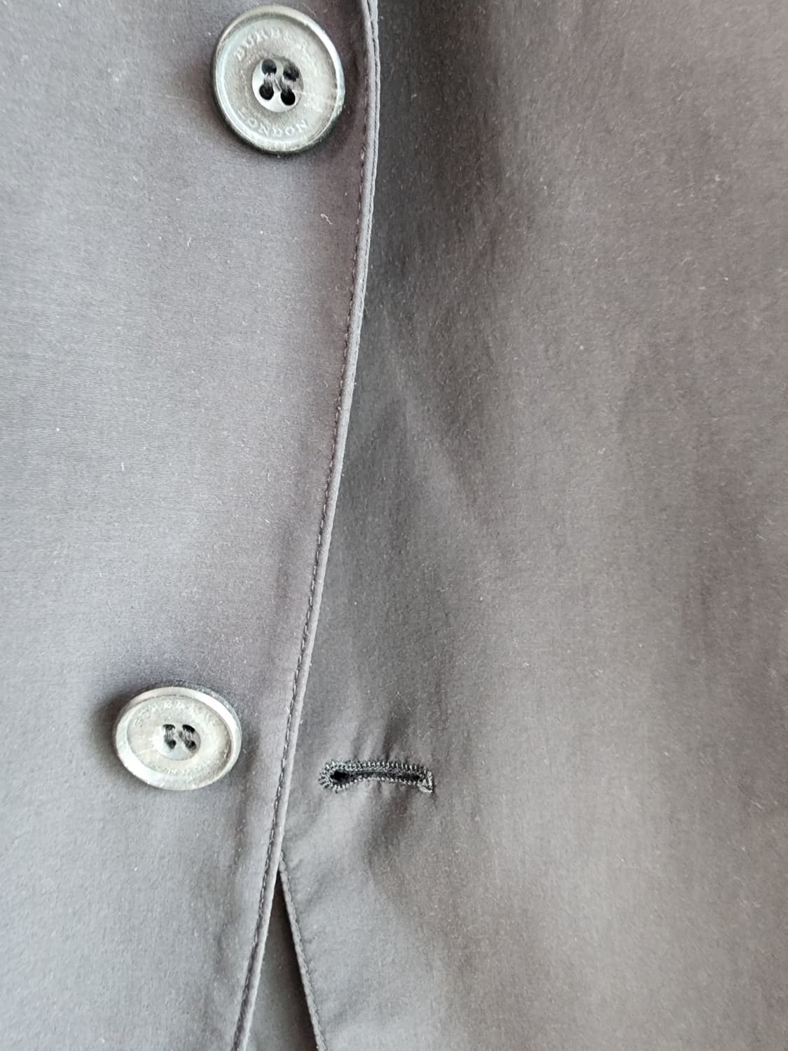 BURBERRY 버버리 나일론 블레이저 팜. 100사이즈 블랙 정장 자켓 상품이미지4