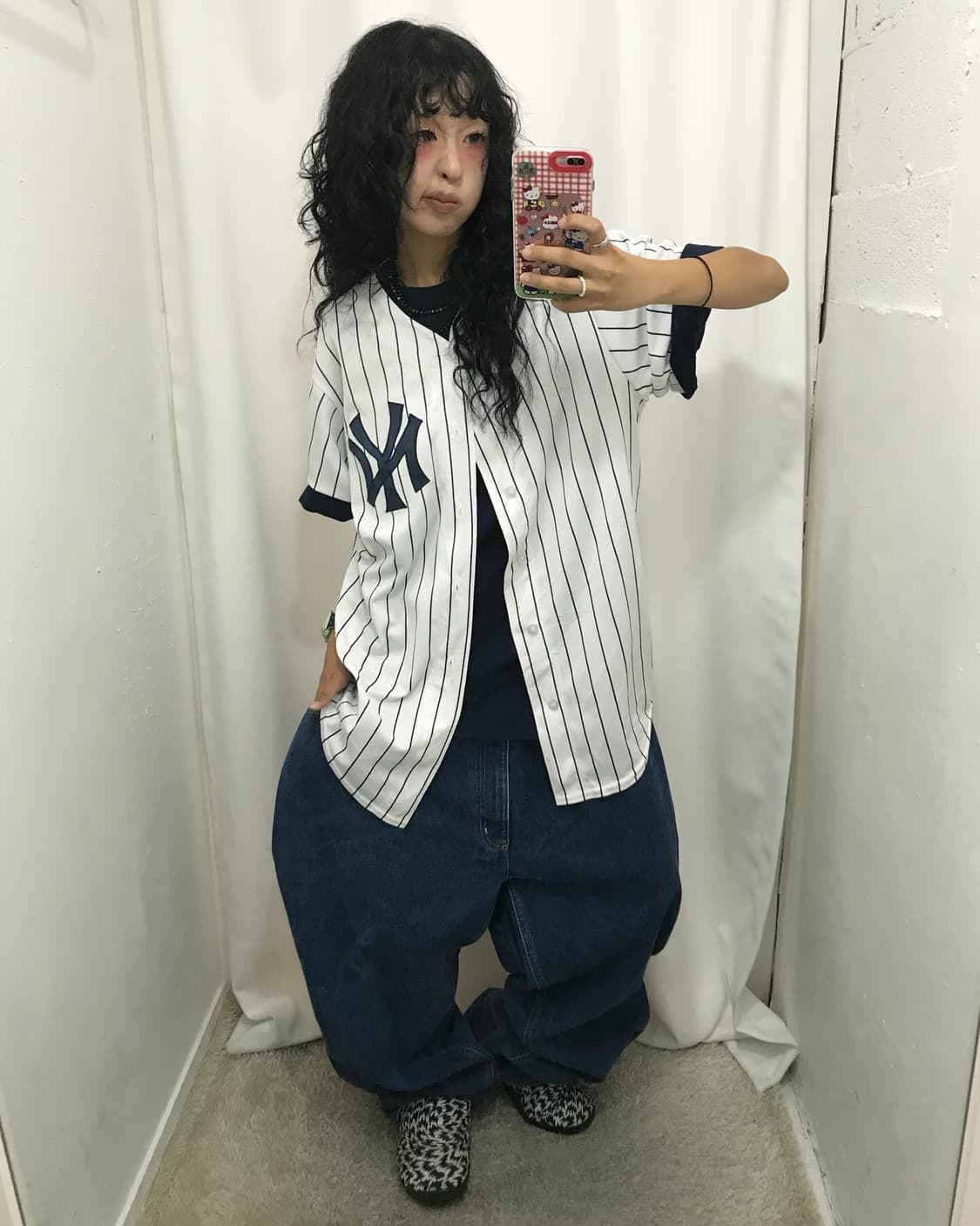 마제스틱 뉴욕 양키스 ‘애런 저지’ 마킹 베이스볼 져지 상품이미지3
