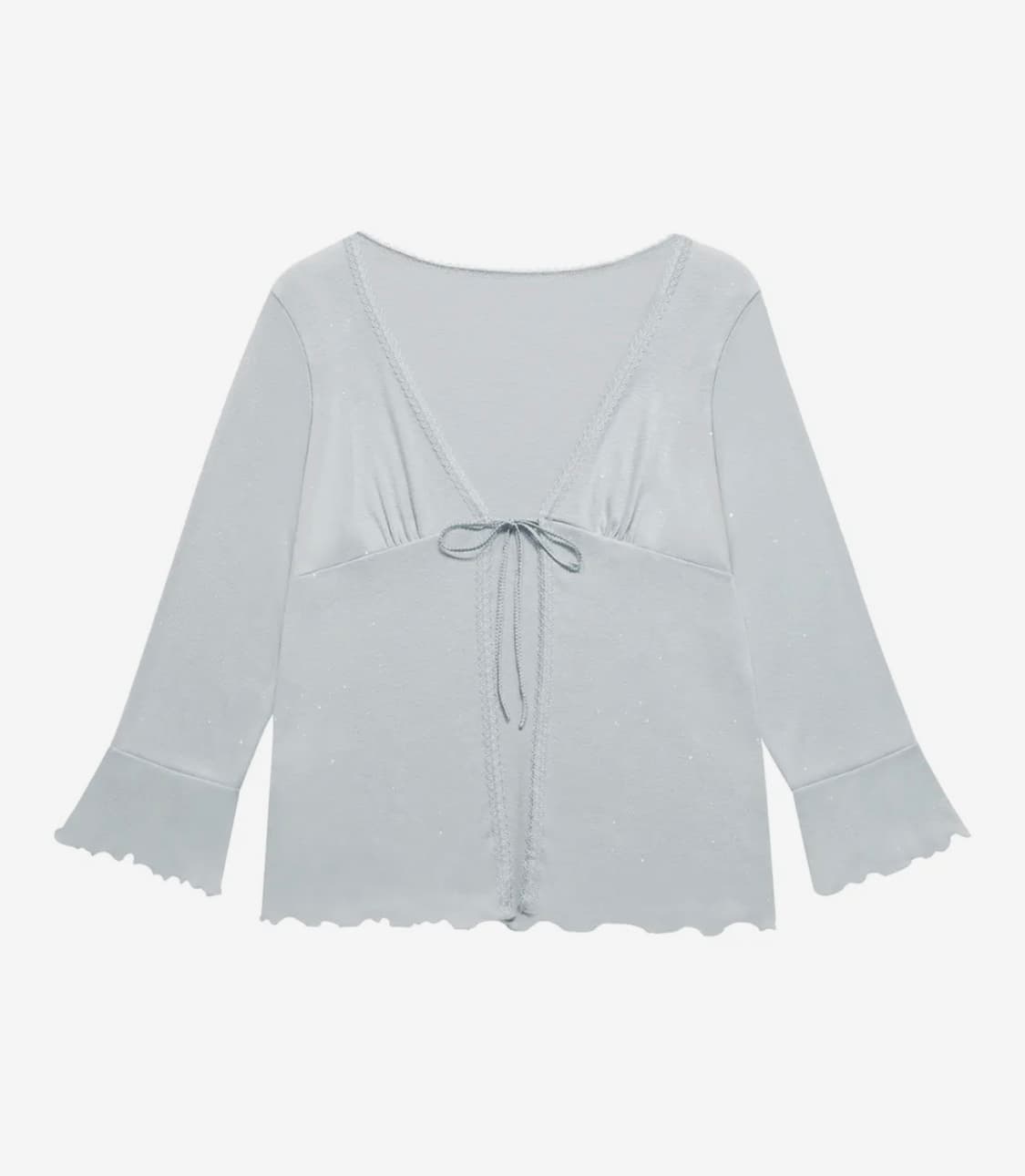 미레코 레이스 가디건 RIBBON GLITTER LACE CARDIGAN 상품이미지2