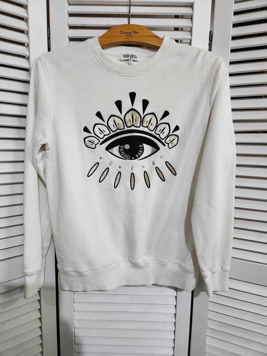 겐조 아이 자수 맨투맨 L 상품이미지1