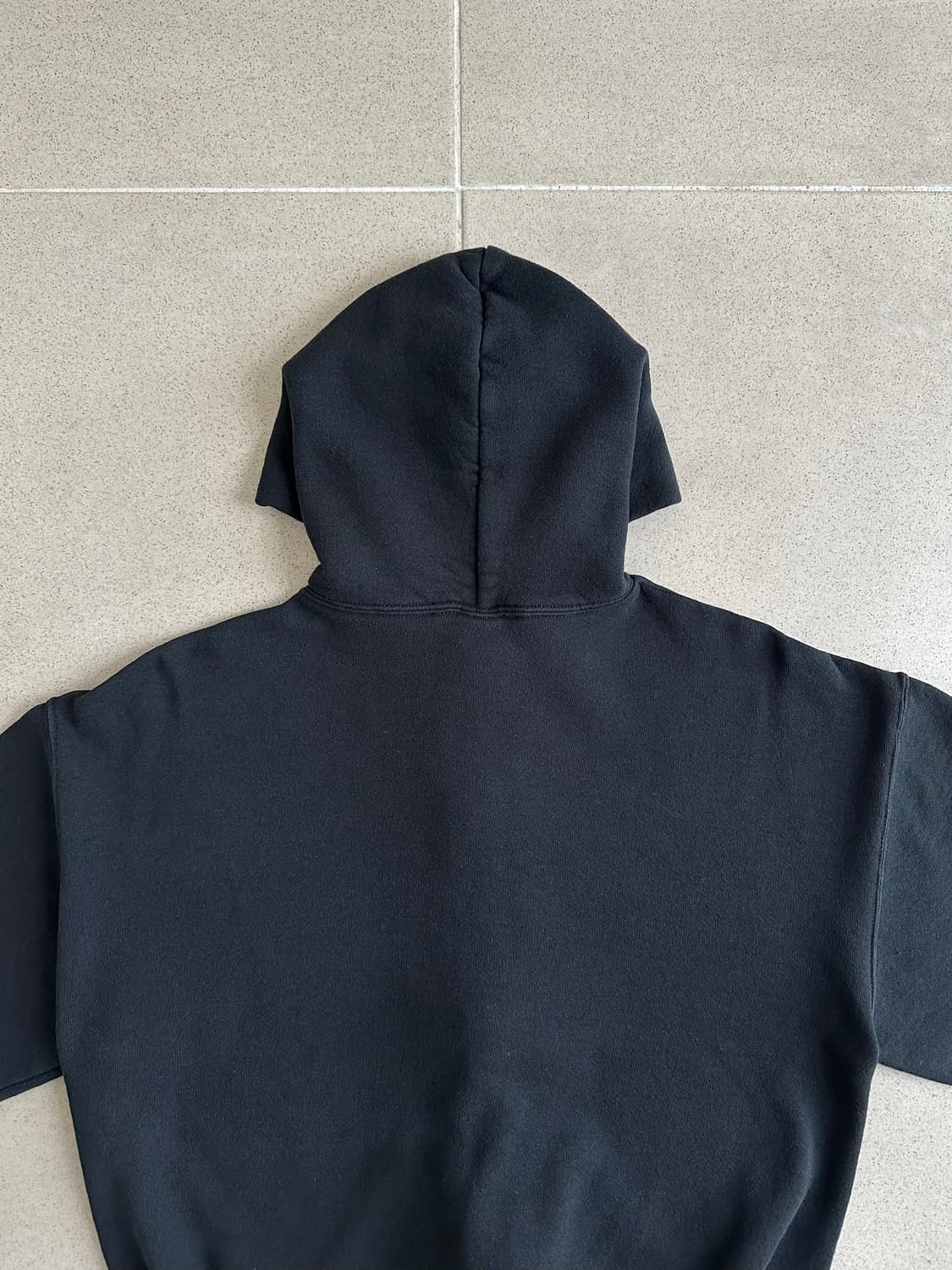 90s 빈티지 러셀 후드집업 블랙 M 상품이미지5