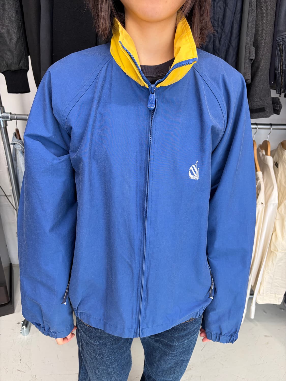 Nautica 90s 세일링 투톤 윈드브레이커 상품이미지2