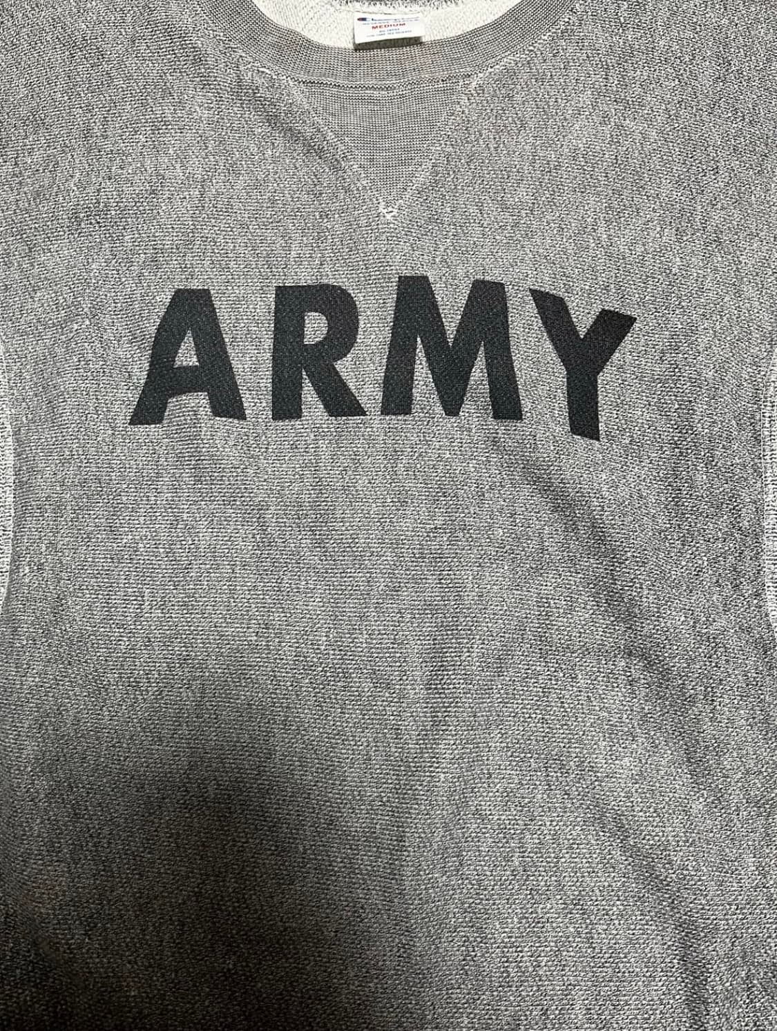 챔피온 리버스위브 ARMY 스웻셔츠 M 상품이미지2