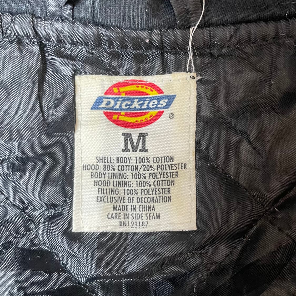 디키즈 체크 패턴 후드 워크 자켓 M 상품이미지4