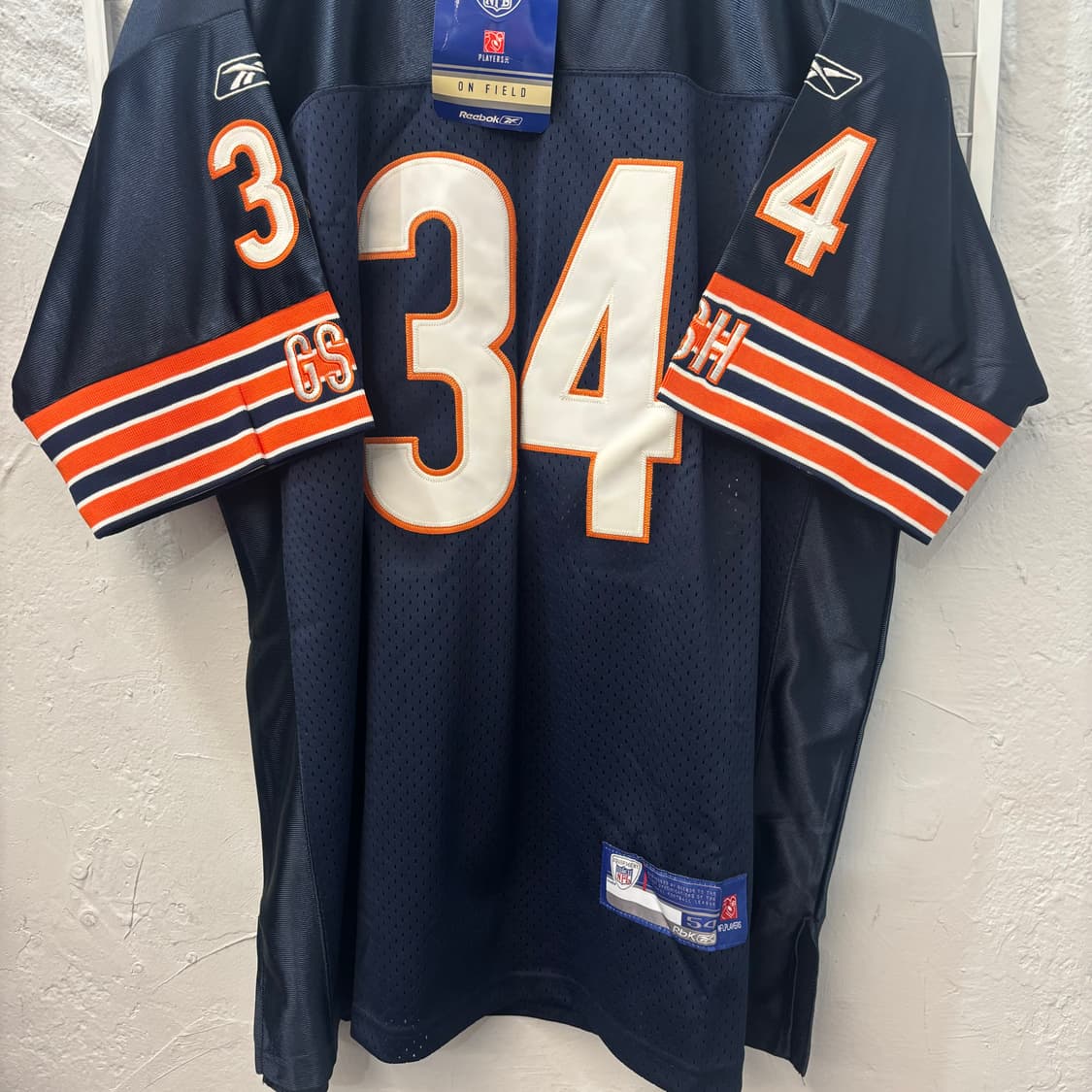 NFL X 리복 시카고 베어스 네이비 유니폼 져지 2XL 상품이미지4
